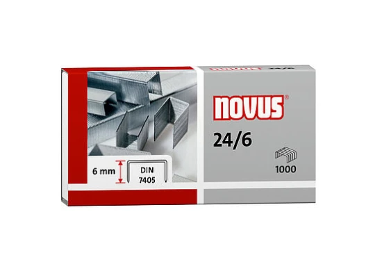 Novus  24/6 super staples - Pack of 1000